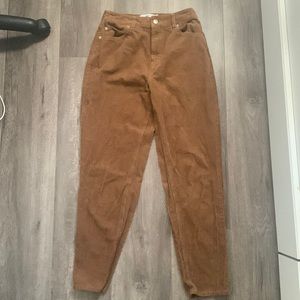 brown corduroy pants